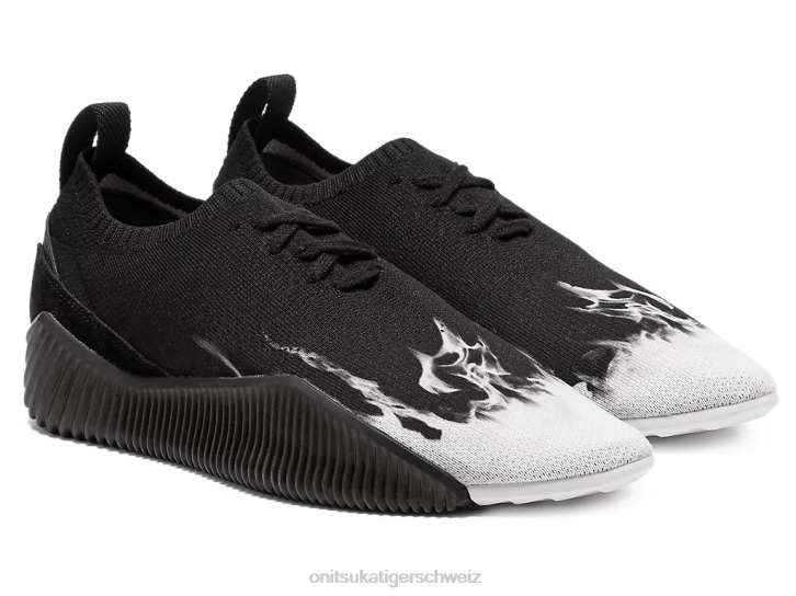 Onitsuka Tiger Acromount-Strick unisex Schwarz-Weiss 8X8868 Schuhe