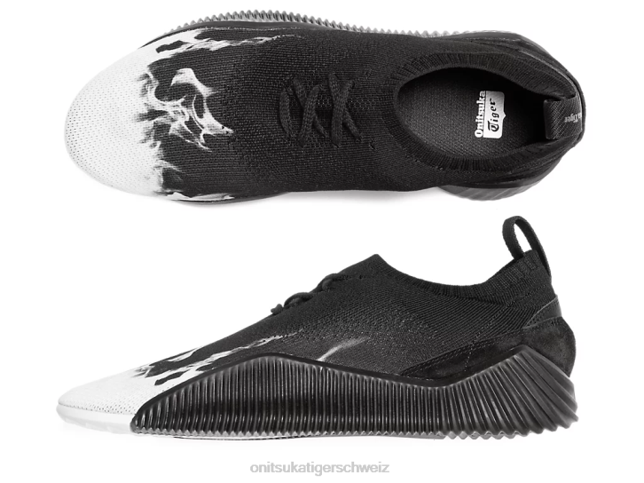 Onitsuka Tiger Acromount-Strick unisex Schwarz-Weiss 8X8868 Schuhe