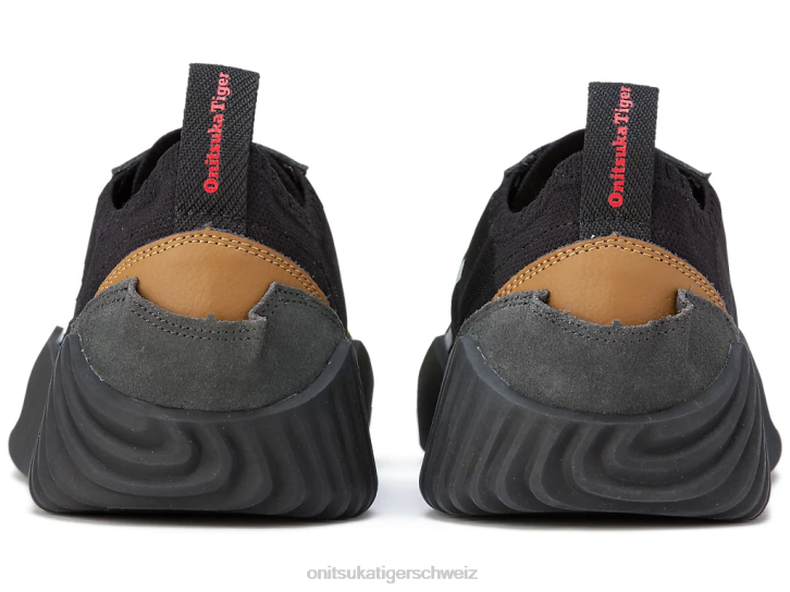 Onitsuka Tiger Acromount-Strick unisex schwarz/leuchtendes Gelb 8X88246 Schuhe