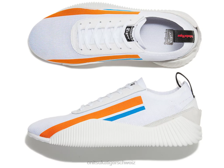 Onitsuka Tiger Acromount-Strick unisex weiß/habanero 8X88247 Schuhe