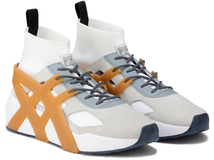 Onitsuka Tiger Big Logo Trainer 20 Socke unisex Gletschergrau/Tan Presidio 8X88244 Schuhe