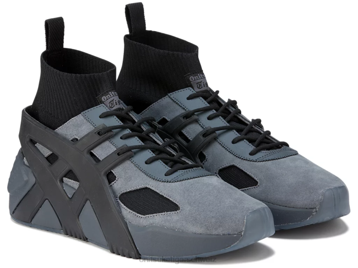 Onitsuka Tiger Big Logo Trainer 20 Socke unisex Metropole/Schwarz 8X88253 Schuhe