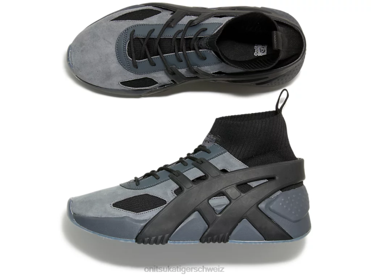 Onitsuka Tiger Big Logo Trainer 20 Socke unisex Metropole/Schwarz 8X88253 Schuhe