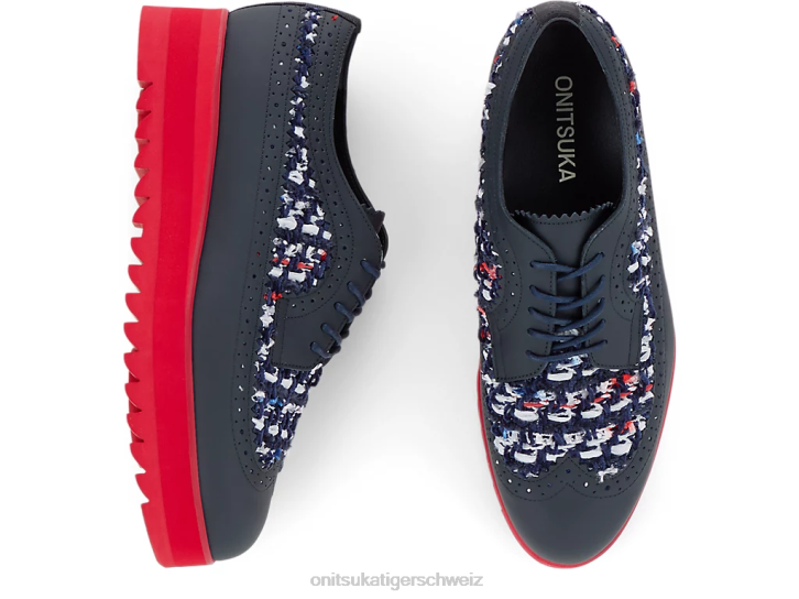 Onitsuka Tiger Brogue Frauen Peacoat 8X88544 Schuhe