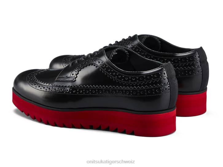 Onitsuka Tiger Brogue Frauen Schwarz/klassisches Rot 8X88539 Schuhe