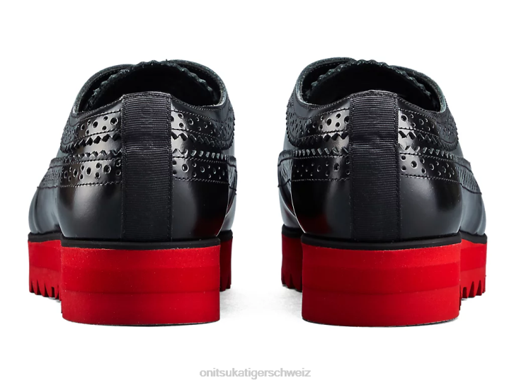 Onitsuka Tiger Brogue Frauen Schwarz/klassisches Rot 8X88539 Schuhe