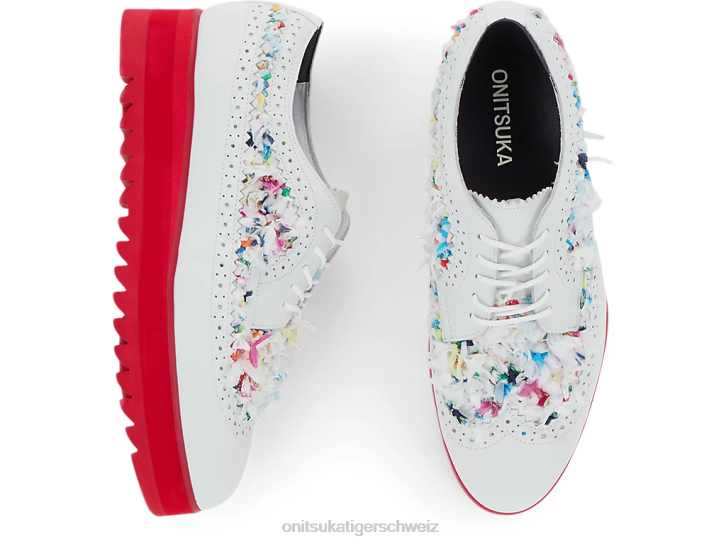 Onitsuka Tiger Brogue Frauen Weiß 8X88543 Schuhe