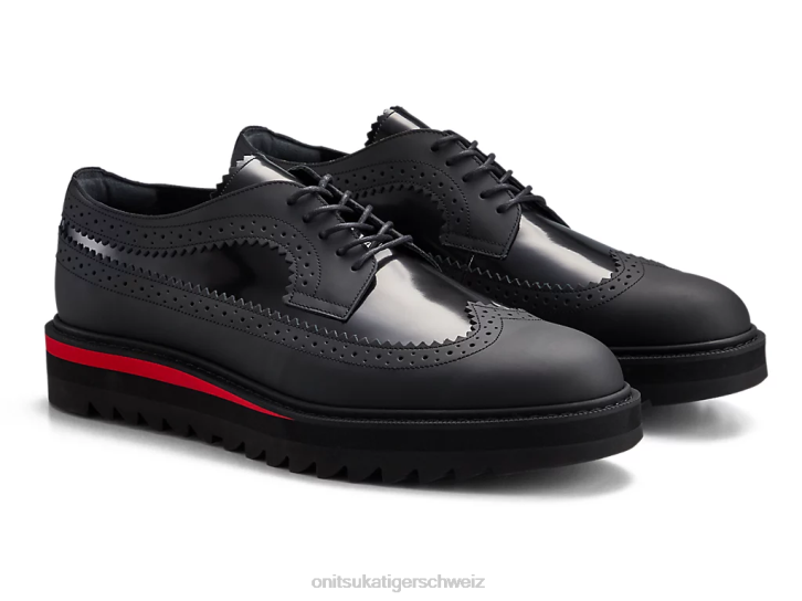 Onitsuka Tiger Brogue Männer Schwarz/klassisches Rot 8X88371 Schuhe