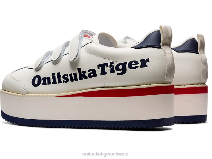 Onitsuka Tiger Delegation Chunk w Frauen Creme/Peacoat 8X88582 Schuhe