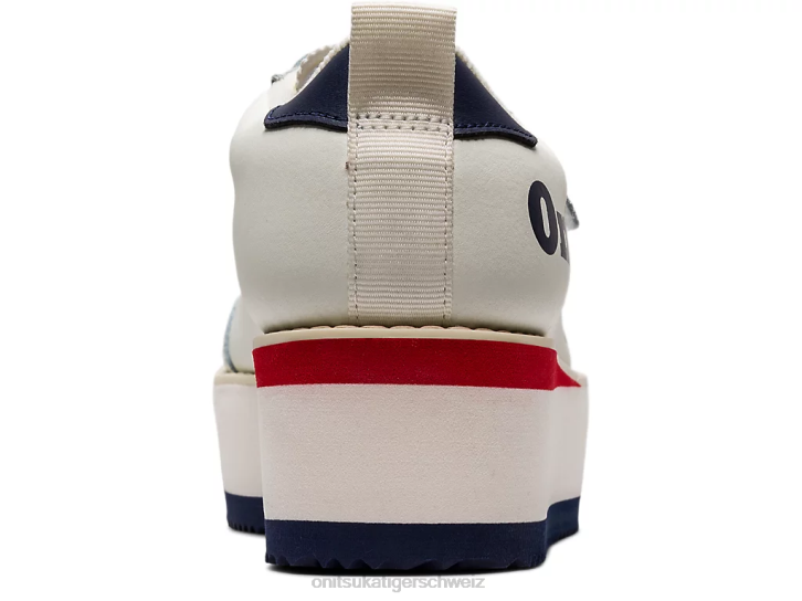 Onitsuka Tiger Delegation Chunk w Frauen Creme/Peacoat 8X88582 Schuhe