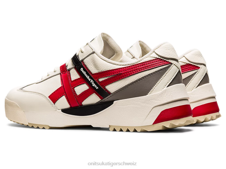 Onitsuka Tiger Delegation ex unisex Creme/klassisches Rot 8X88265 Schuhe