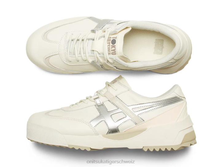 Onitsuka Tiger Delegation ex unisex Creme/reines Silber 8X88112 Schuhe