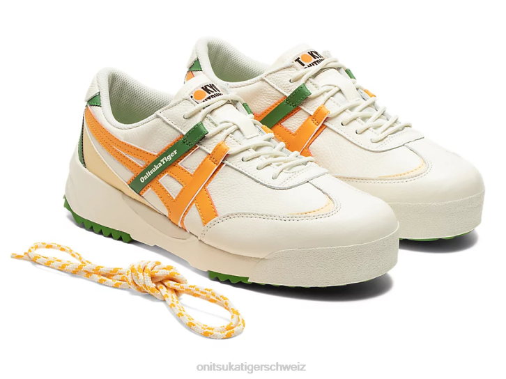 Onitsuka Tiger Delegation ex unisex Sahne/Zitrusfrucht 8X88105 Schuhe