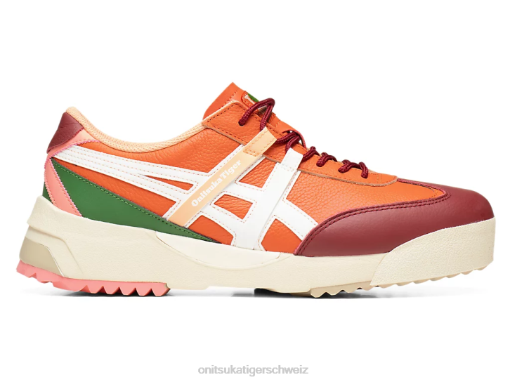 Onitsuka Tiger Delegation ex unisex zinnoberrote Tomate/weiß 8X88107 Schuhe