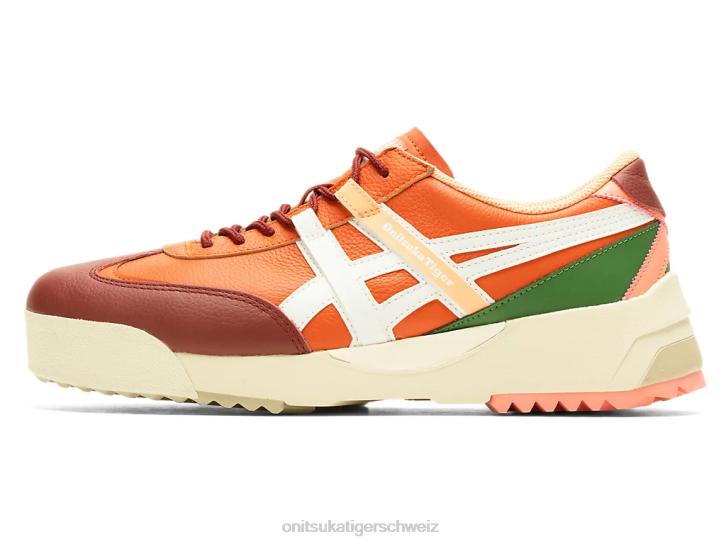 Onitsuka Tiger Delegation ex unisex zinnoberrote Tomate/weiß 8X88107 Schuhe
