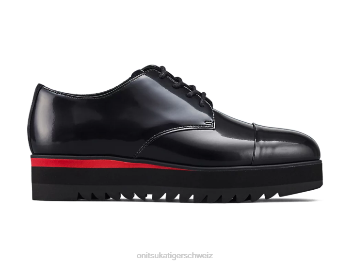 Onitsuka Tiger Derby Frauen Schwarz/klassisches Rot 8X88556 Schuhe