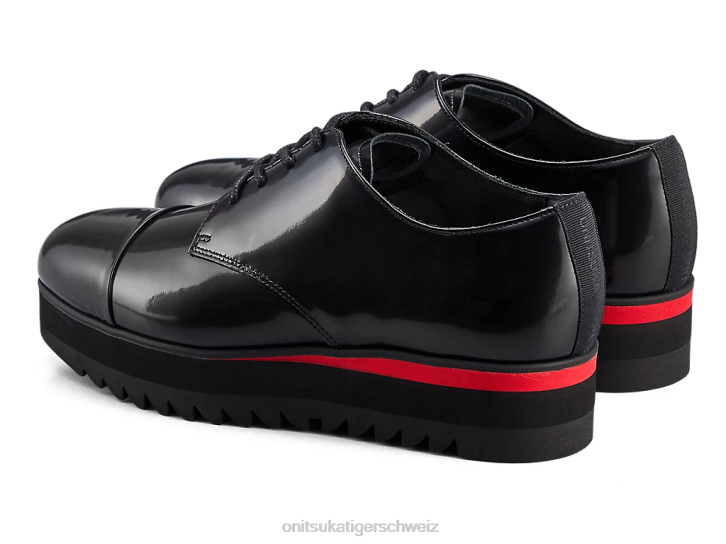 Onitsuka Tiger Derby Frauen Schwarz/klassisches Rot 8X88556 Schuhe