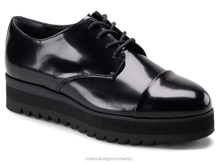 Onitsuka Tiger Derby Frauen glänzend Schwarz 8X88560 Schuhe