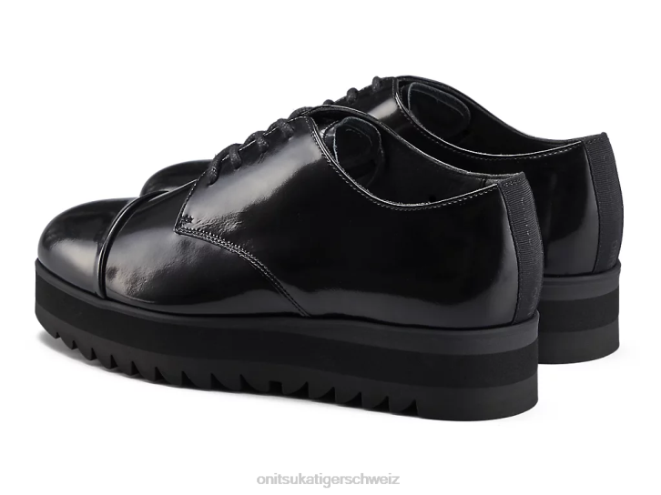 Onitsuka Tiger Derby Frauen glänzend Schwarz 8X88560 Schuhe