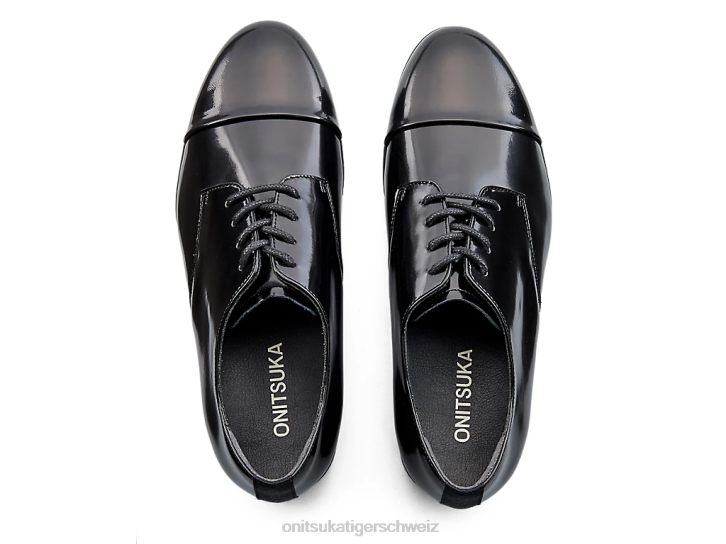 Onitsuka Tiger Derby Frauen glänzend Schwarz 8X88560 Schuhe