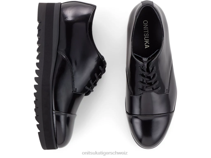 Onitsuka Tiger Derby Frauen glänzend Schwarz 8X88560 Schuhe