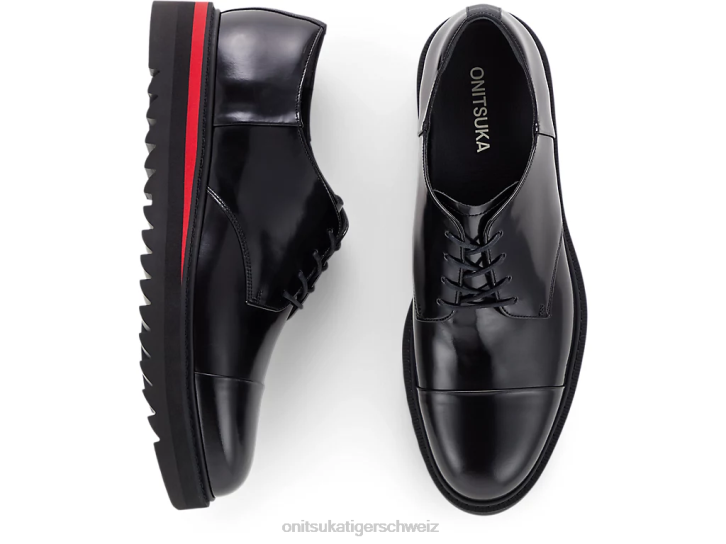 Onitsuka Tiger Derby Männer Schwarz/klassisches Rot 8X88220 Schuhe