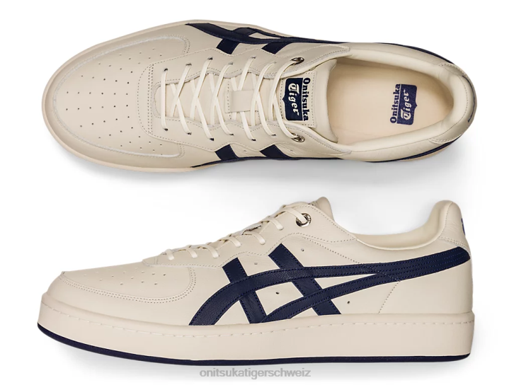 Onitsuka Tiger GSM SD unisex Haferflocken/Peacoat 8X88264 Schuhe