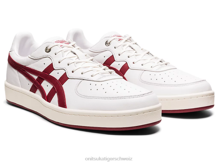 Onitsuka Tiger GSM SD unisex Weiß-/Rübensaft 8X88286 Schuhe