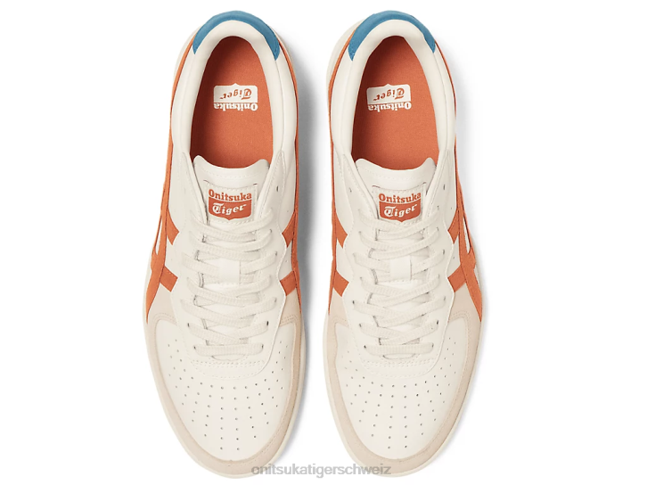 Onitsuka Tiger GSM unisex Creme/Rostorange 8X8851 Schuhe