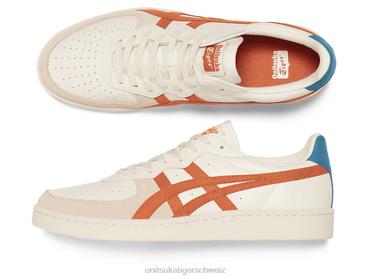 Onitsuka Tiger GSM unisex Creme/Rostorange 8X8851 Schuhe