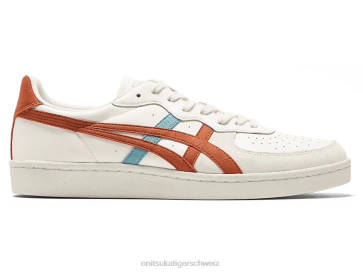 Onitsuka Tiger GSM unisex Creme/pikantes Orange 8X8887 Schuhe