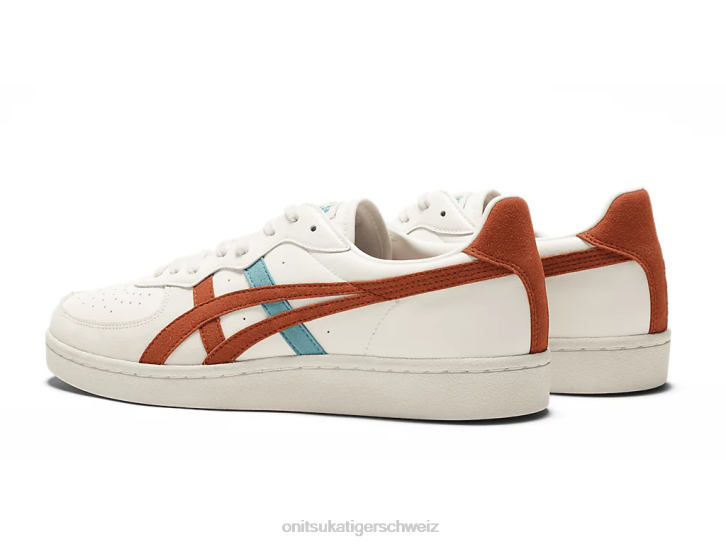 Onitsuka Tiger GSM unisex Creme/pikantes Orange 8X8887 Schuhe
