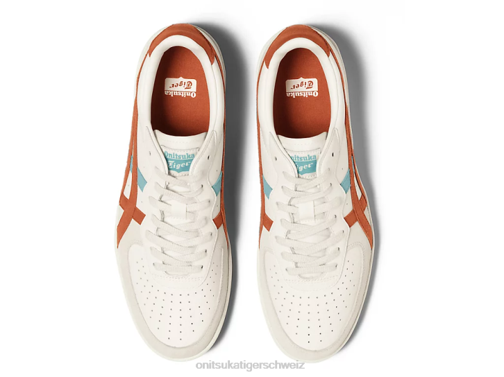 Onitsuka Tiger GSM unisex Creme/pikantes Orange 8X8887 Schuhe
