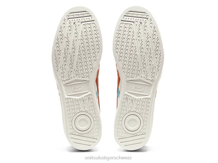 Onitsuka Tiger GSM unisex Creme/pikantes Orange 8X8887 Schuhe
