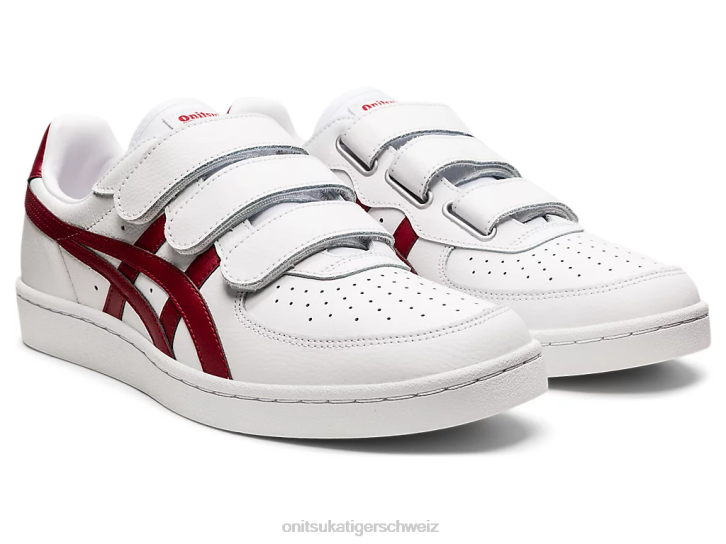 Onitsuka Tiger GSM unisex Weiß-/Rübensaft 8X88187 Schuhe