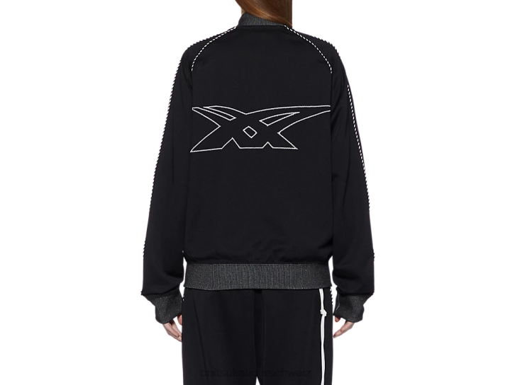 Onitsuka Tiger Gleis oben unisex Schwarz 8X88412 Kleidung