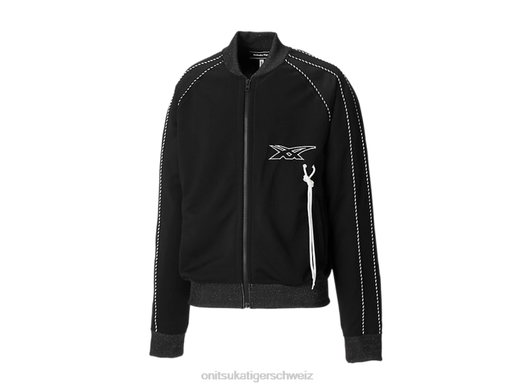 Onitsuka Tiger Gleis oben unisex Schwarz 8X88412 Kleidung