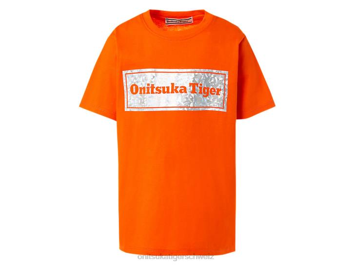 Onitsuka Tiger Grafik-T-Shirt Kinder Habanero 8X88671 Kleidung