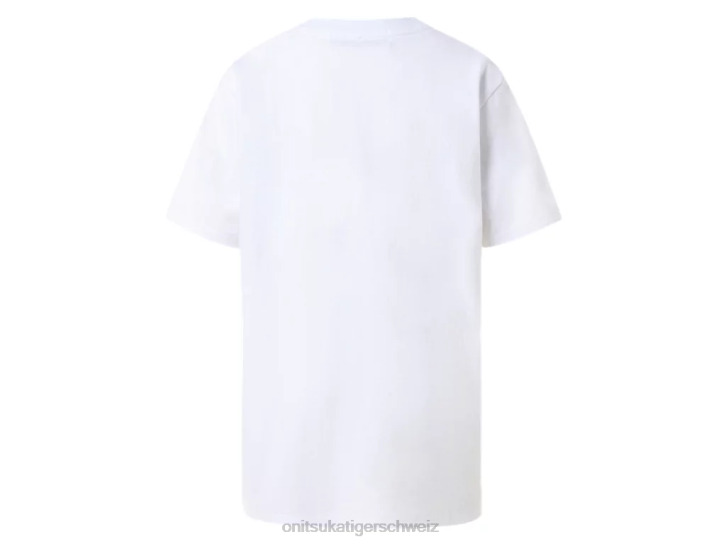 Onitsuka Tiger Grafik-T-Shirt Kinder echt weiß 8X88680 Kleidung