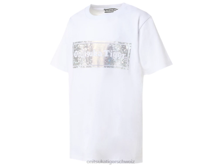 Onitsuka Tiger Grafik-T-Shirt Kinder echt weiß 8X88680 Kleidung