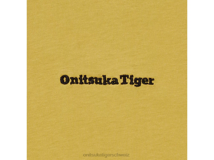 Onitsuka Tiger Grafik-T-Shirt Männer Gelb 8X88437 Kleidung