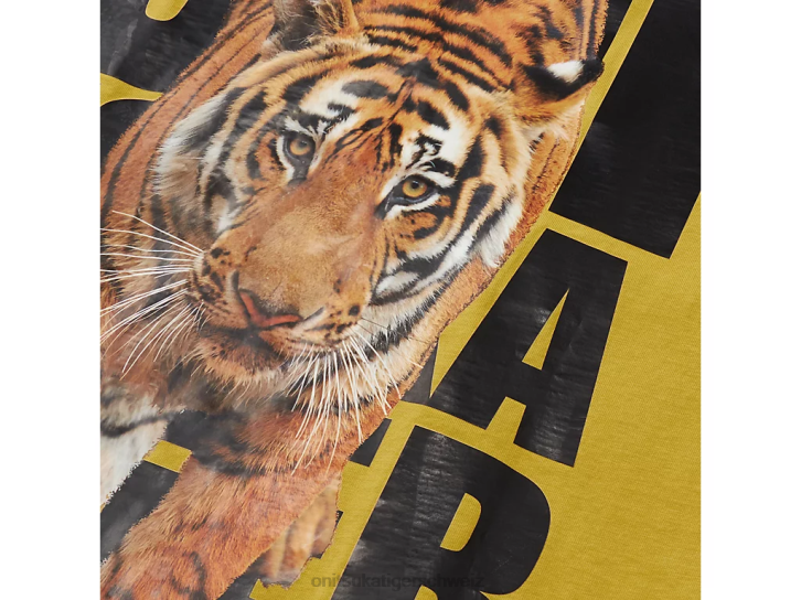 Onitsuka Tiger Grafik-T-Shirt Männer Gelb 8X88437 Kleidung