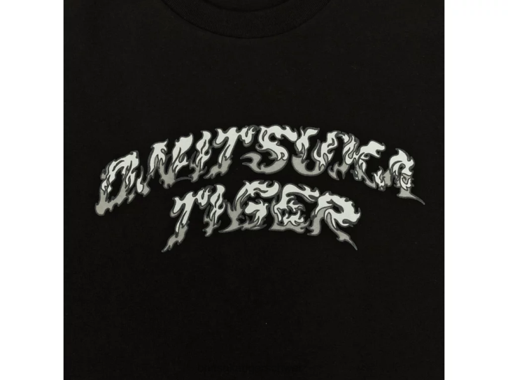 Onitsuka Tiger Grafik-T-Shirt Männer Schwarz 8X88424 Kleidung