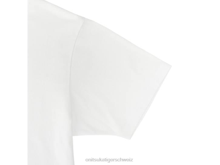 Onitsuka Tiger Grafik-T-Shirt Männer Weiß 8X88439 Kleidung