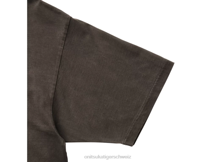 Onitsuka Tiger Grafik-T-Shirt Männer dunkelgrau 8X88435 Kleidung