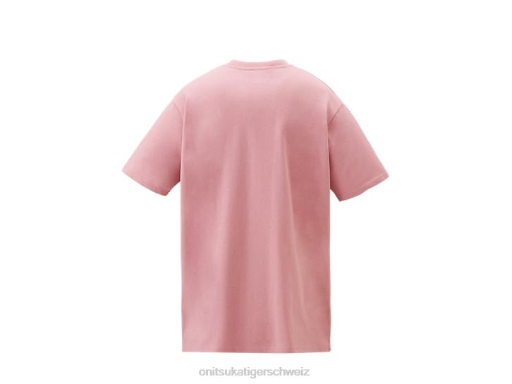 Onitsuka Tiger Grafik-T-Shirt unisex Hell-Pink 8X88391 Kleidung