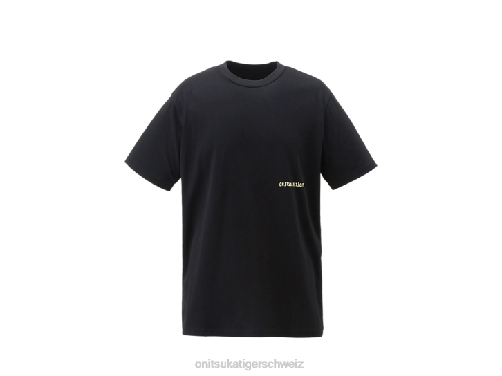 Onitsuka Tiger Grafik-T-Shirt unisex Schwarz 8X88387 Kleidung