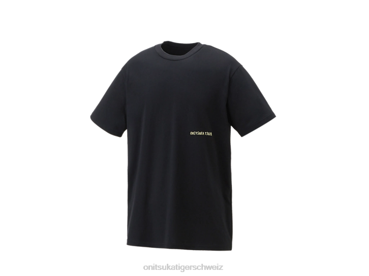 Onitsuka Tiger Grafik-T-Shirt unisex Schwarz 8X88387 Kleidung