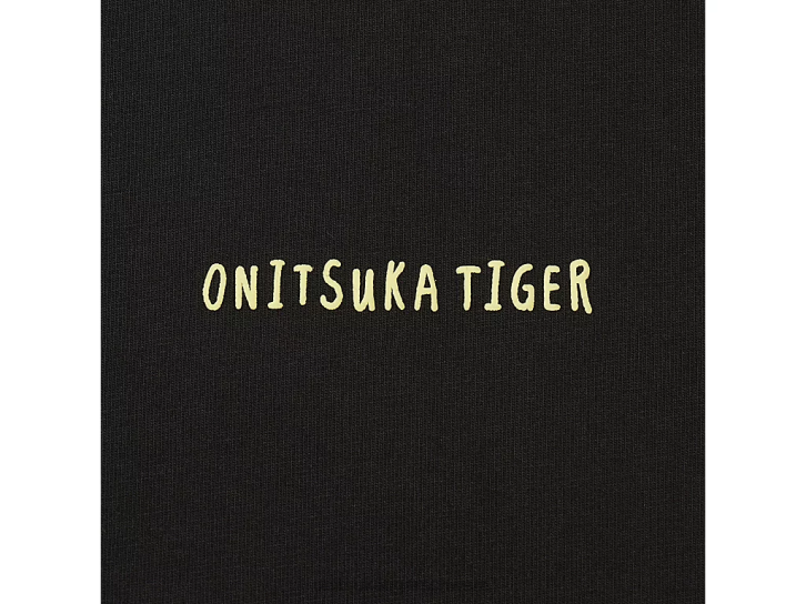 Onitsuka Tiger Grafik-T-Shirt unisex Schwarz 8X88387 Kleidung