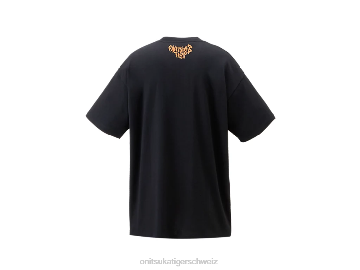 Onitsuka Tiger Grafik-T-Shirt unisex Schwarz 8X88395 Kleidung
